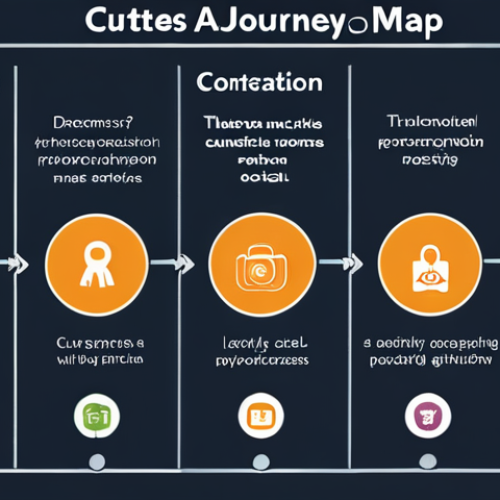Home 4 **
Prompt: A customer journey map visually depicting stages (awareness, consideration, purchase, experience, loyalty). Include diverse touchpoints like social media, website, store, and customer service. Show customer emotions (curiosity, hesitation, satisfaction, loyalty) with corresponding icons or expressions. Emphasize data-driven insights and AI's role in personalization.
**