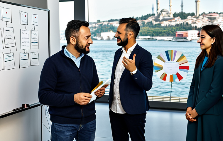 고객 여정 맵핑의 성공 사례들 - **Prompt:** A detailed customer journey map infographic, showcasing a user's experience purchasing T...